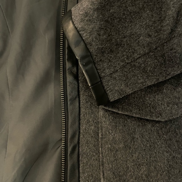 The Limited Womens Medium Blazer Zip Jacket Neutral Professional Gray Academia - Picture 5 of 8